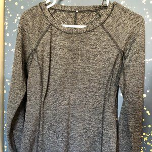Lululemon Long Sleeve Fitted Shirt - See Desc for Dims Grey L